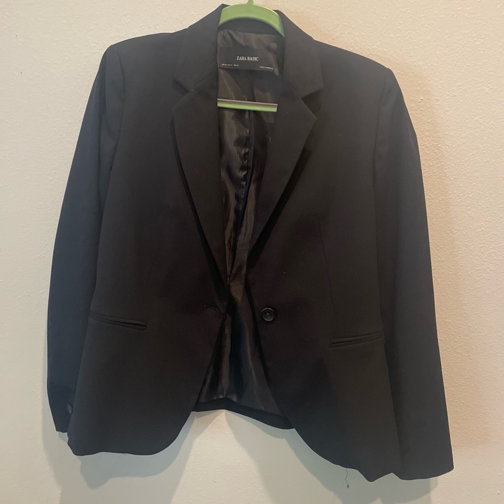Zara Basic Elegant Black Jacket - image 1